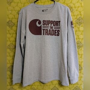 Carhartt Gray Loose Fit Long Sleeve